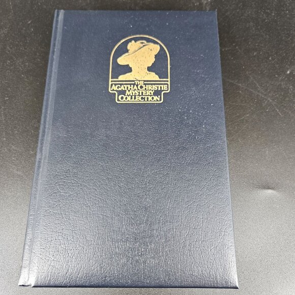 Agatha Christie Hickory Dickory Death Hardcover Leather Mystery Collection 1984 - Picture 1 of 10